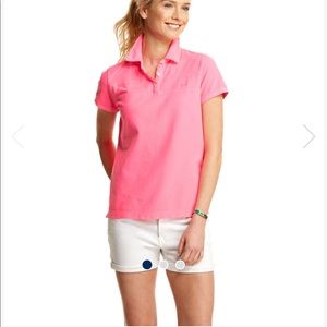 Vineyard Vines neon pink polo (new with tags)